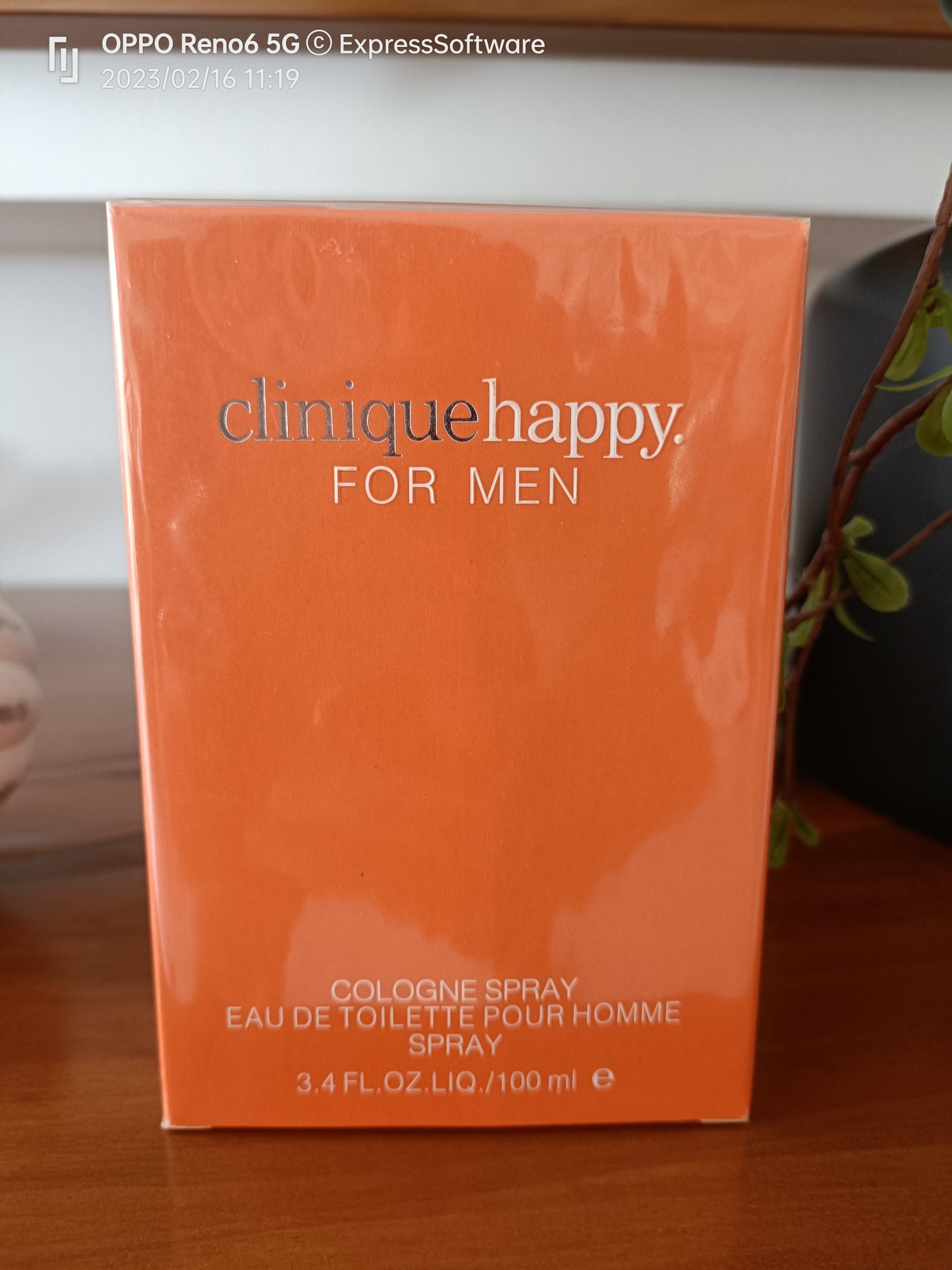 Clinique Happy for men 100 ml brand new in original wrapped box.