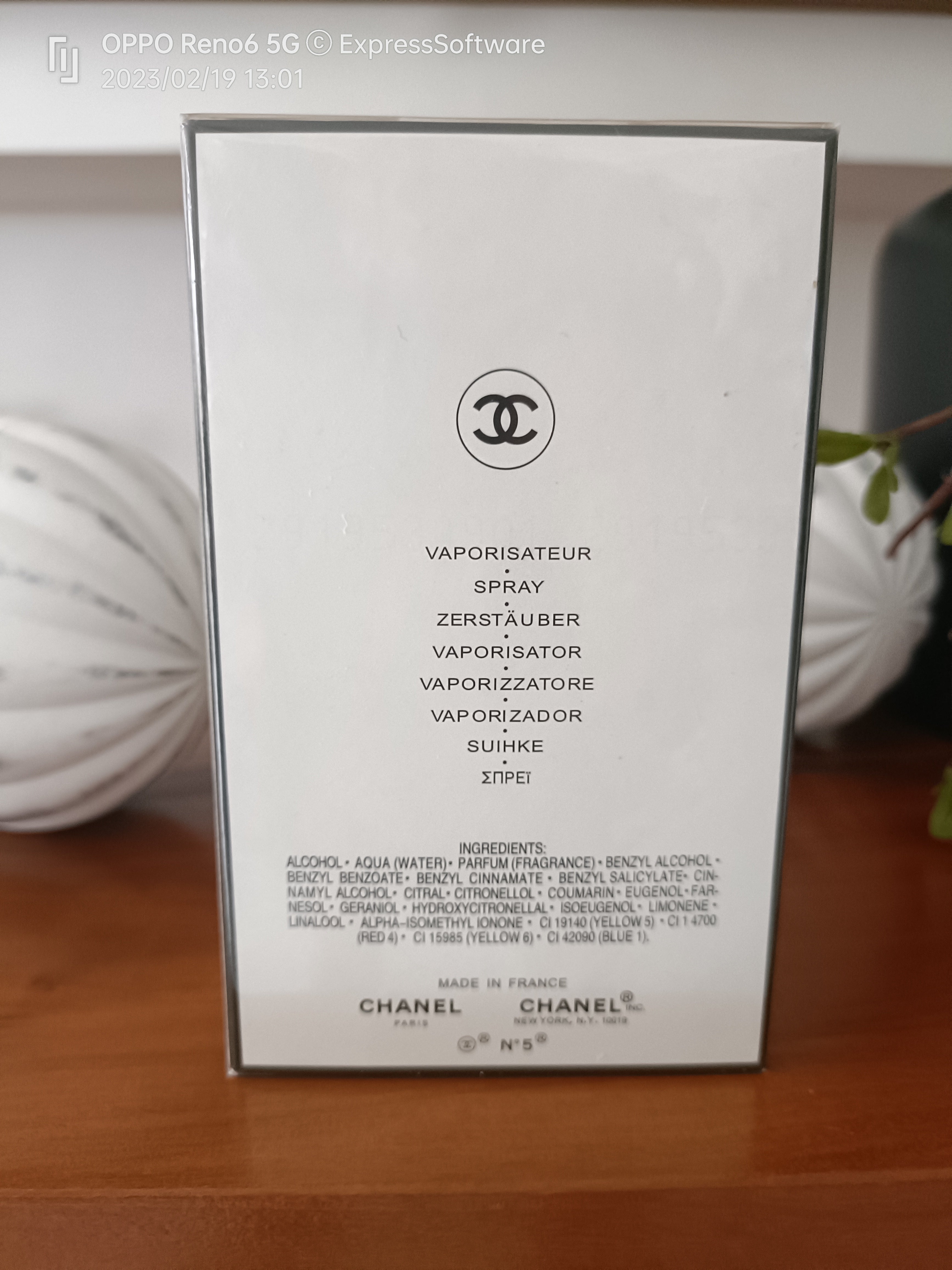 Chanel n 5 discount ingredients