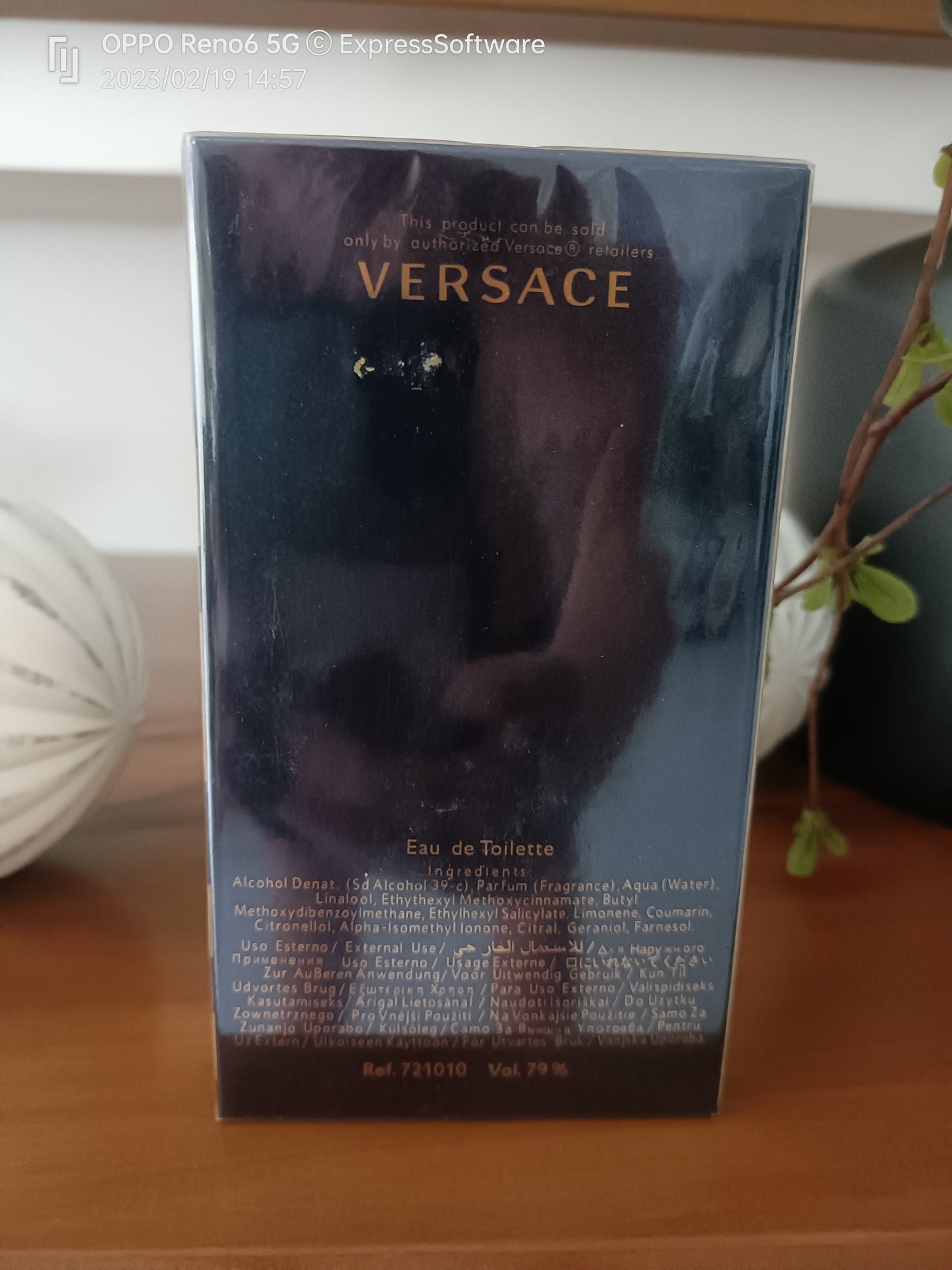 Versace Pour Homme Dylan Blue for men 100 ml in original sealed box brand new unopen